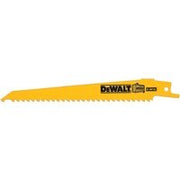 DeWalt Recip Blades, 6" 3TPI Taper Back Bi-Metal Reciprocating Saw Blade (5 Pack)