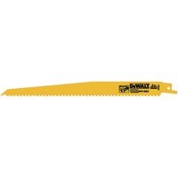 DeWalt Recip Blades, 9" 6TPI Taper Back Bi-Metal Reciprocating Saw Blade (5 Pack)