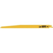 DeWalt Recip Blades, 12" 6TPI Taper Back Bi-Metal Reciprocating Saw Blade (5 Pack)