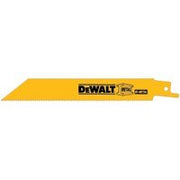 DeWalt Recip Blades, 4" 14TPI Straight Back Bi-Metal Reciprocating Saw Blade (5 Pack)