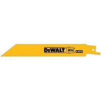 DeWalt Recip Blades, 4" 14TPI Straight Back Bi-Metal Reciprocating Saw Blade (5 Pack)