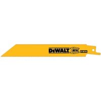 DeWalt Recip Blades, 4" 18TPI Straight Back Bi-Metal Reciprocating Saw Blade (5 Pack)