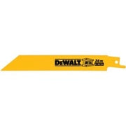 DeWalt Recip Blades, 4" 24TPI Straight Back Bi-Metal Reciprocating Saw Blade (5 Pack)