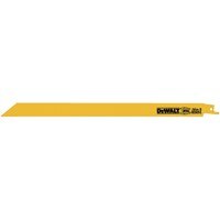 DeWalt Recip Blades, 12" 14TPI Straight Back Bi-Metal Reciprocating Saw Blade (5 Pack)