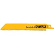 DeWalt Recip Blades, 6" Carbide-Coated Reciprocating Saw Blade - Coarse (5 Pack)