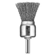 DeWalt Wire wheel, 1" Crimped End Brush/Carbon Steel 1/4" Stem .020"
