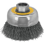 DeWalt Wire wheel, 5" Crimped Cup Brush/Carbon Steel 5/8"-11 Arbor .020"