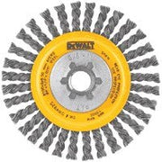 DeWalt Wire wheel, 4" Stringer Bead Wire Wheel/Carbon Steel 5/8"-11 Arbor .020"