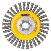 DeWalt Wire Wheel, 4" x 5/8"-11 HP .020 Carbon Stringer Wire Wheel Bulk