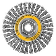 DeWalt Wire wheel, 4" Stringer Bead Wire Wheel/Stainless Steel 5/8"-11 Arbor .020" (Bulk)