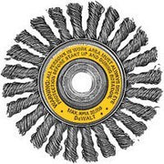 DeWalt Wire wheel, 4" x 5/8"-11 Full Cable Twist Wire Wheel/Carbon Steel .020"