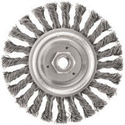 DeWalt Wire wheel, 6" Full Cable Twist Wire Wheel/Carbon Steel 5/8"-11 Arbor .025"