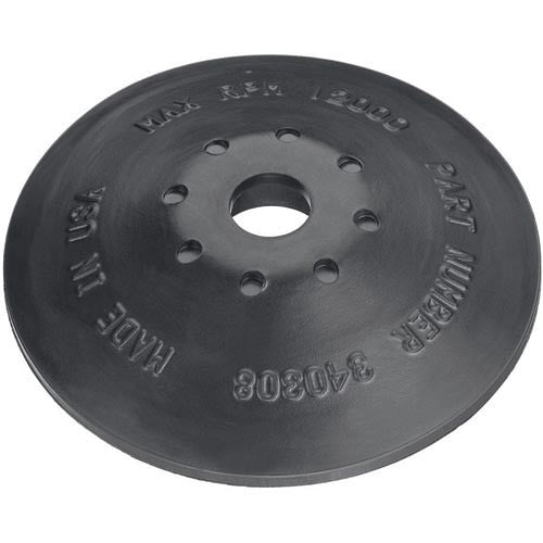 4-1/2" Rubber Backing Pad W /5/8"-11 Locking Nu