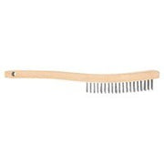 DeWalt Wire Wheel, 3 x 19 Row Curved Handle Stainless Wire Brush