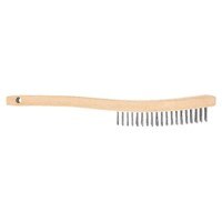 DeWalt Wire Wheel, 3 x 19 Row Curved Handle Stainless Wire Brush