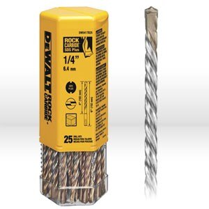 SDS Drill Bit, 1/4" x 6-1/2" x 8-1/2" Rock Carbide(TM) SDS+ Hammer Bit (Bulk-25)