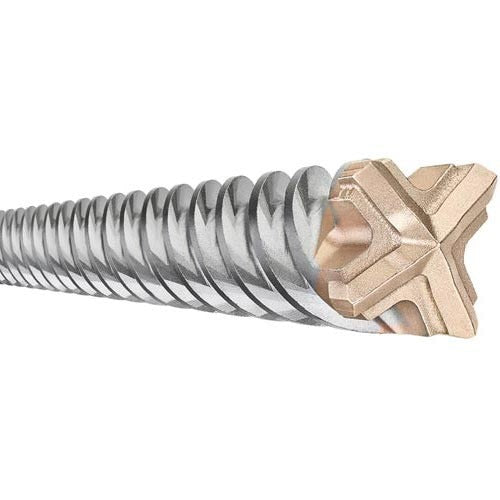 DeWalt Carbide drilling, 1-3/4" x 17" x 22" 4 Cutter Spline Shank Rotary Hammer Bit