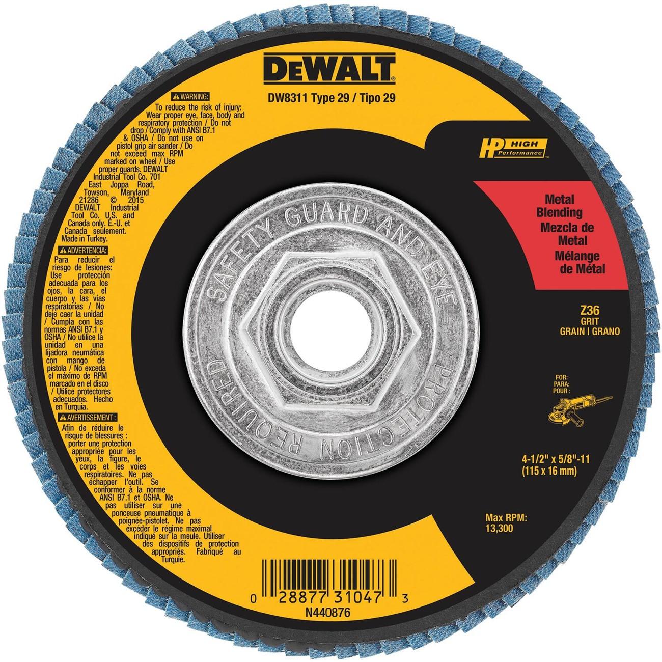 Flap Disc, 4-1/2"x5/8"-11 36G Zc Flap Disc
