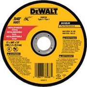 DeWalt Cut Off Wheel, 6 x .040 x 7/8 A60T Metal Thin Cut-off Wheel, priced per each, sold in quantities of 25 only
