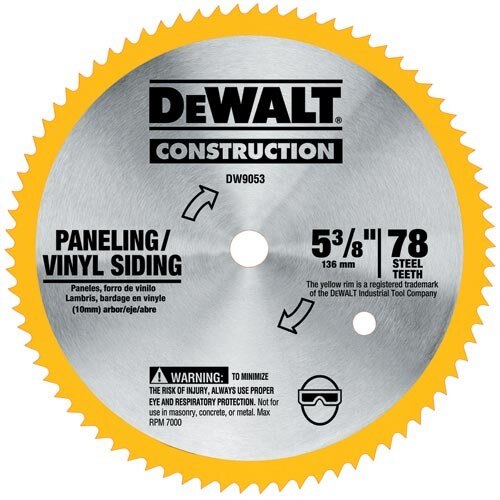 5-3/8 78TOOTH SAW BLADE