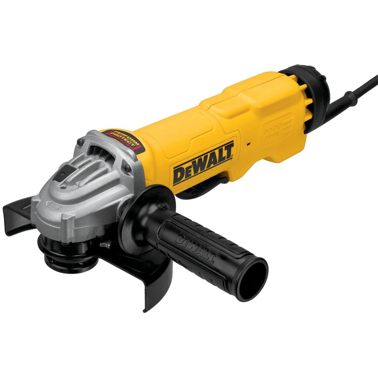 DeWalt Cut-Off/Grinder, Size: 6", Type: High Performance Paddle Switch Grinder, 13 Amp, 9,000 RPM, No Lock-on,
