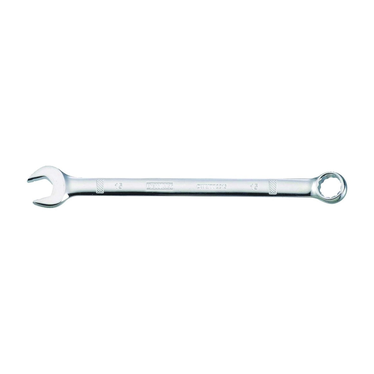 Combination Wrench, 15 MM Size, 12 Points, Chrome Finish