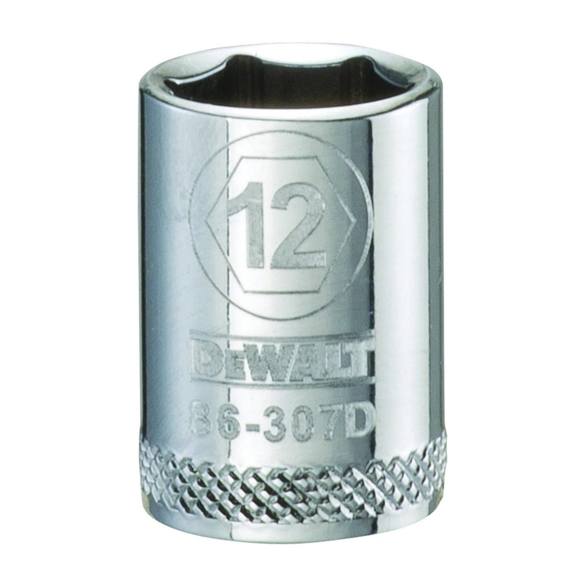 Socket, 3/8 Inch Drive, 12 MM Size, Chrome Polish