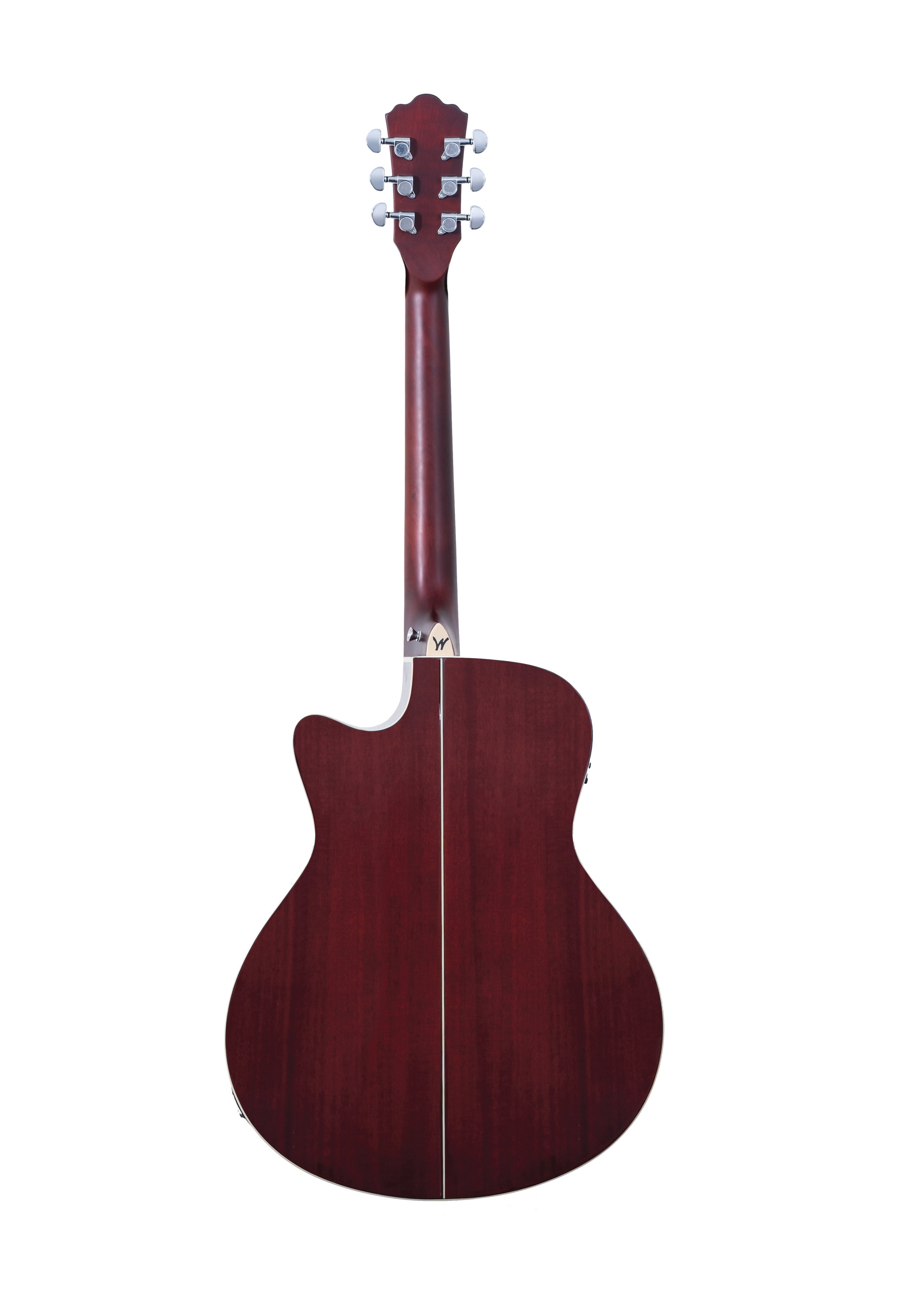 Washburn DFBACEA Deep Forest Burl Grand Auditorium Acoustic Electric Guitar. Amber Fade