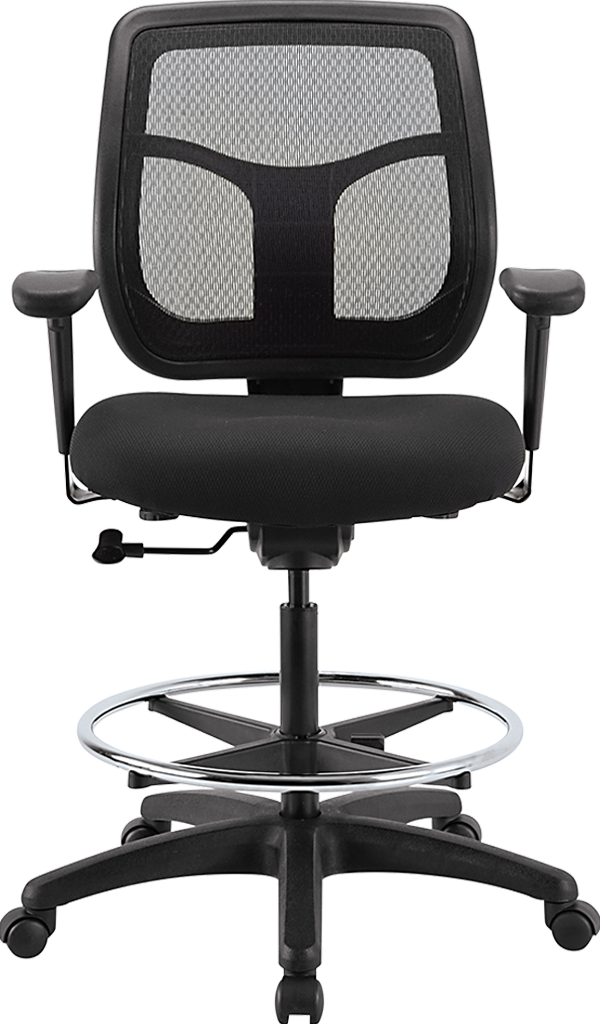 Apollo Drafting Stool - Dove Black