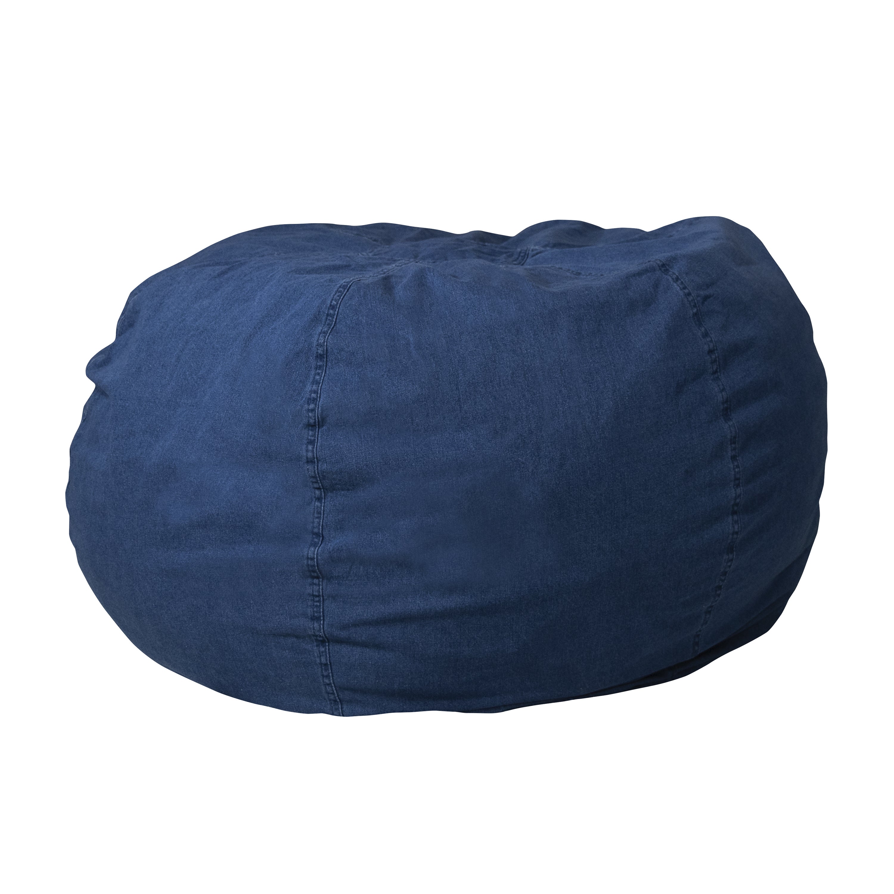 Duncan Oversized Denim Refillable Bean Bag Chair for All Ages