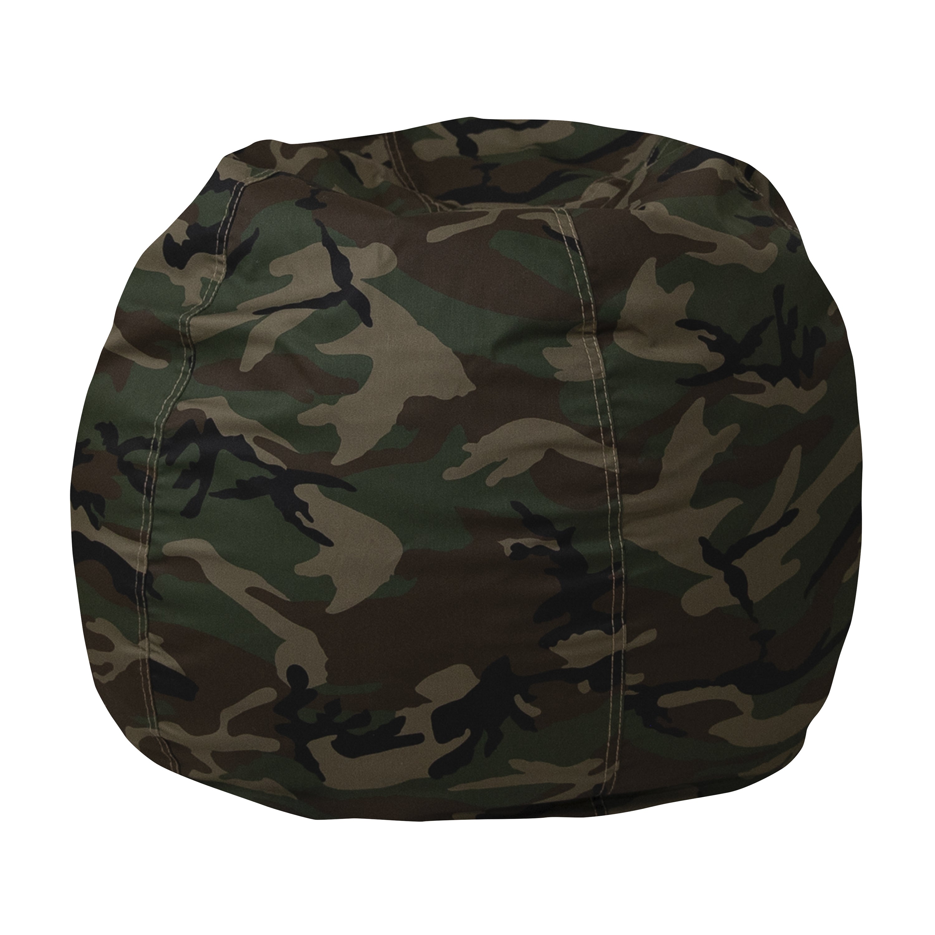 Dillon Small Camouflage Refillable Bean Bag Chair for Kids and Teens