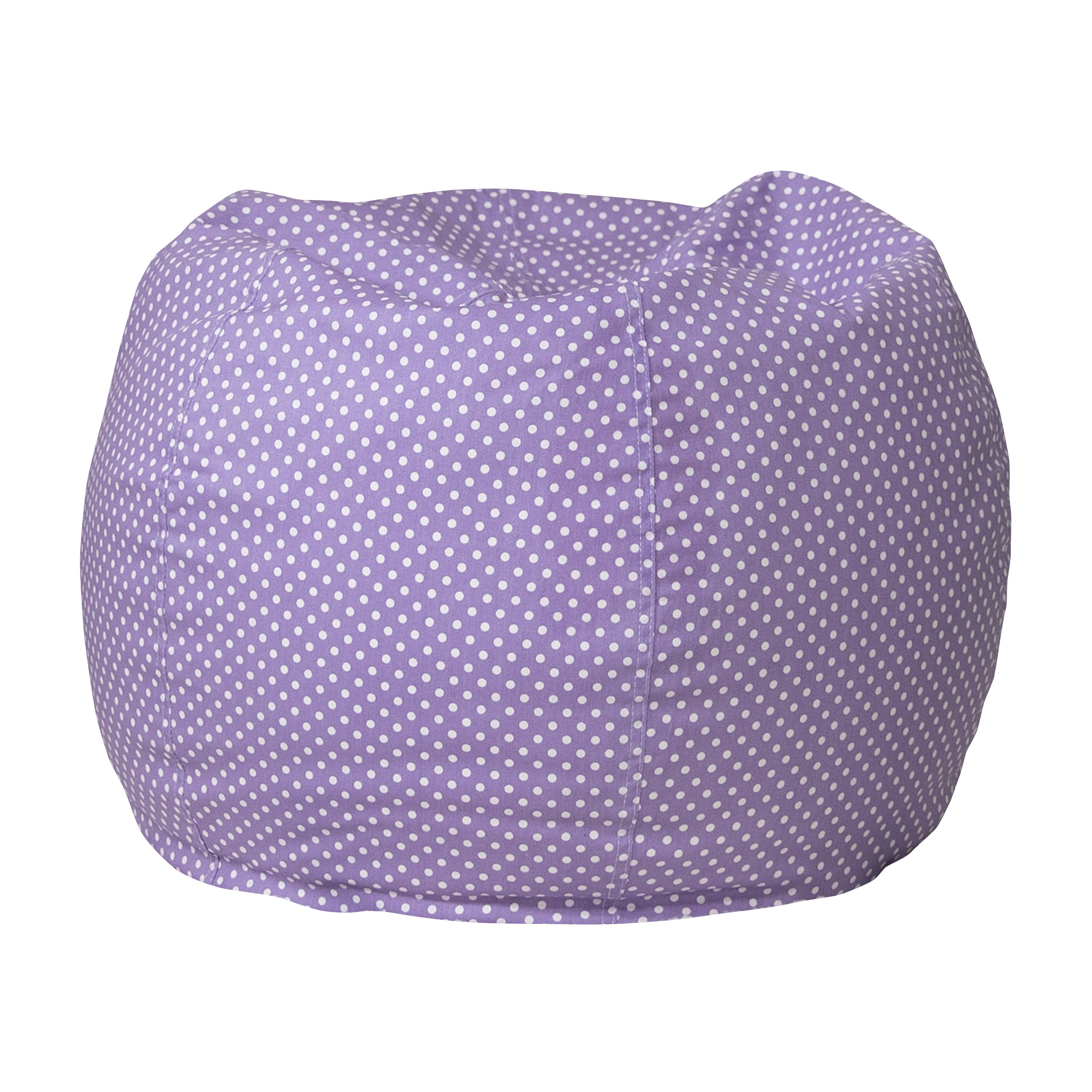 Dillon Small Lavender Dot Refillable Bean Bag Chair for Kids and Teens
