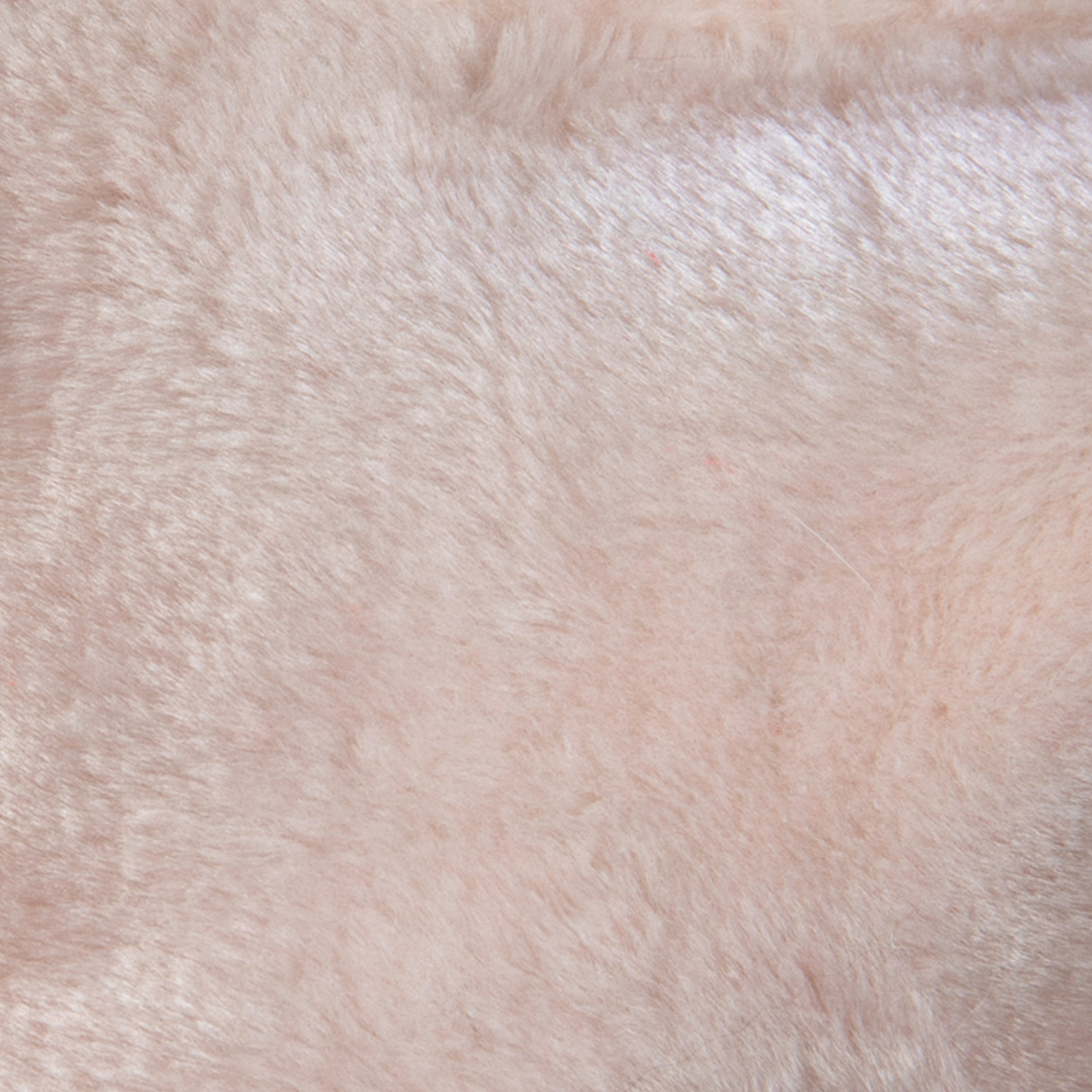 Dillon Small Blush Furry Refillable Bean Bag Chair for Kids and Teens