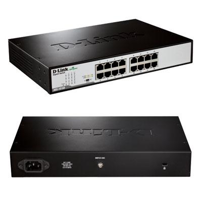 D-Link DGS-1016D 16-Port Gigabit Desktop/Rackmountable Switch