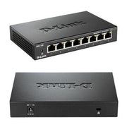 D-Link - DGS 8-Port 10/100/1000 Gigabit Switch - Black
