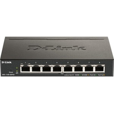 DGS-1100 Series 8 Port GigabitSmart Managed PoE Switch