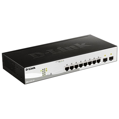 D-Link 10-Port Gigabit Smart Managed Switch with 2 SFP Ports