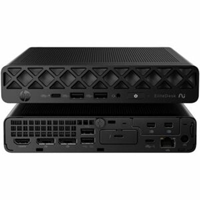 HP EliteDesk 8 G2a Desktop Computer - AMD Ryzen AI 7 PRO Ryzen AI PRO 400 Series 450 - 16 GB - 512 GB PCI Express NVMe SSD - Mini PC - Jack Black