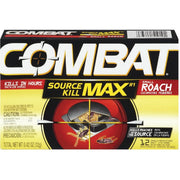Combat Source Kill Max 0.42 Oz. Solid Small Roach Bait Station (12-Pack)