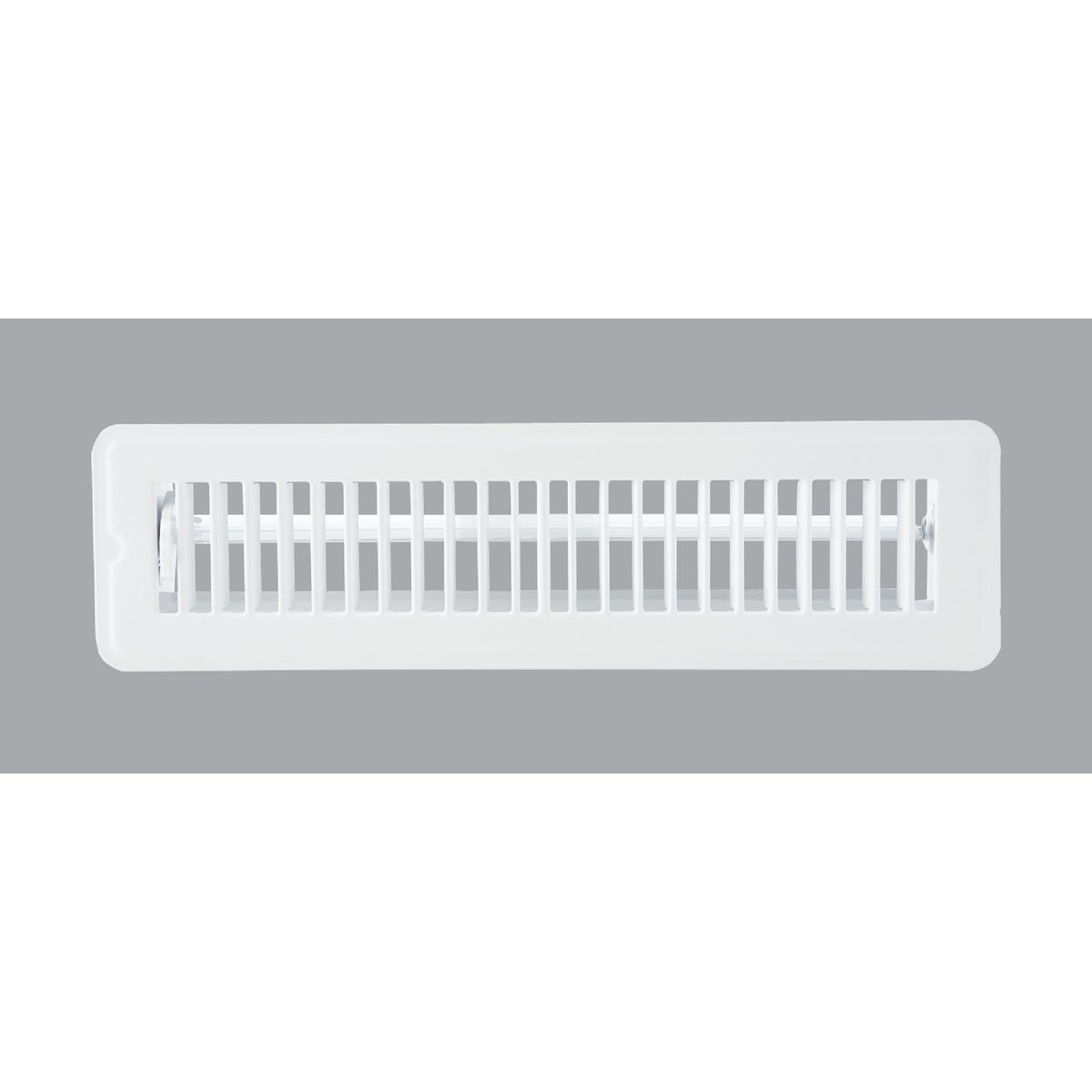 Home Impressions 2-1/4 In. x 12 In. White Steel Floor Register