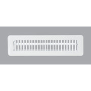 Home Impressions 2-1/4 In. x 12 In. White Steel Floor Register