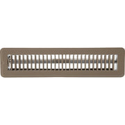 Home Impressions 2-1/4 In. x 14 In. Brown Steel Floor Register