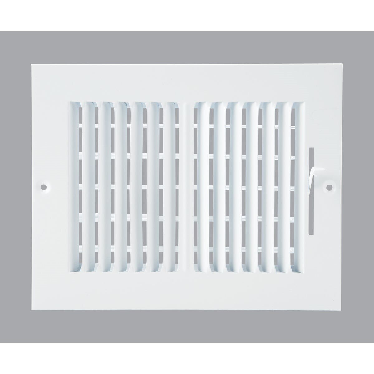 Home Impressions White Steel 7.76 In. Wall Register