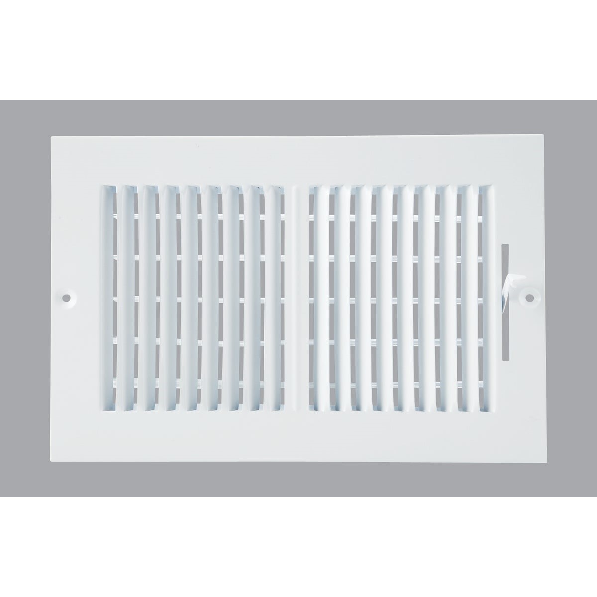 Home Impressions White Steel 7.76 In. Wall Register