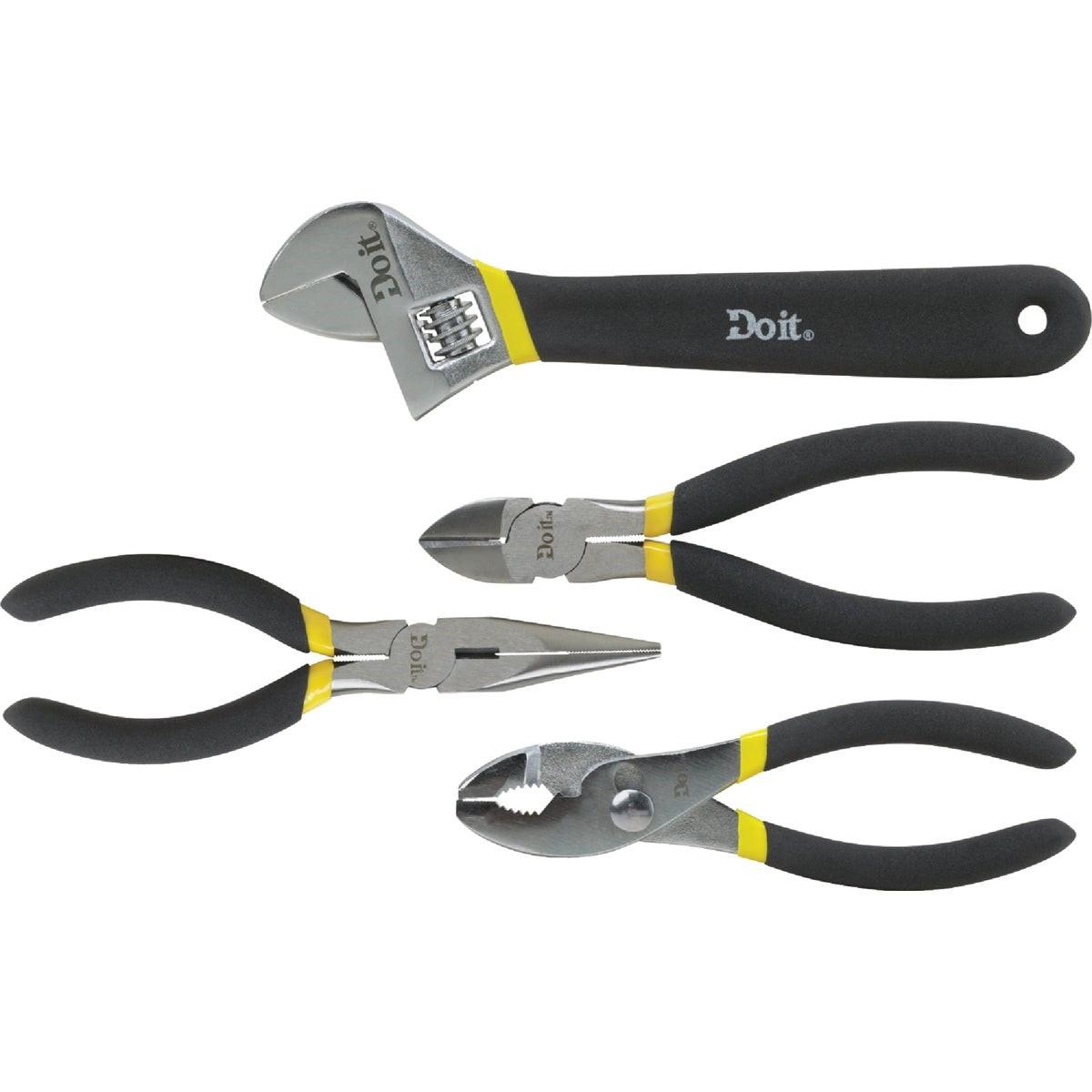Pliers And Wrench Set (4 Piece)