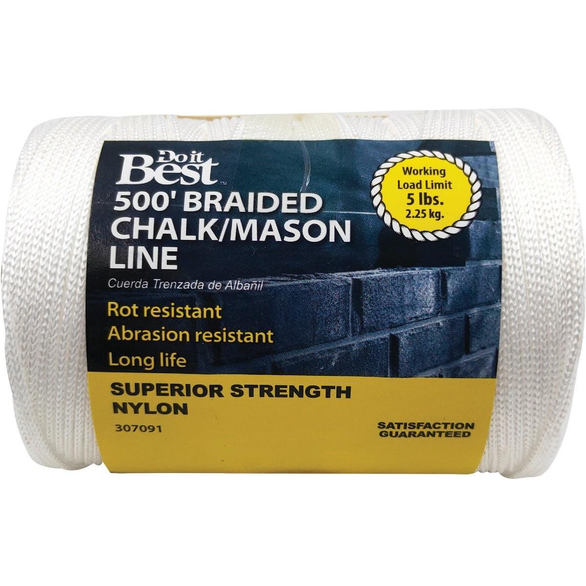 500 Ft. Braided Nylon Chalk/Mason Line