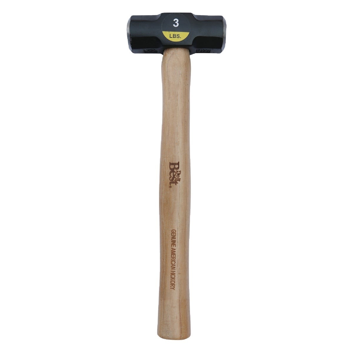 3 Lb. Steel Double Face Drilling Hammer with Hickory Handle