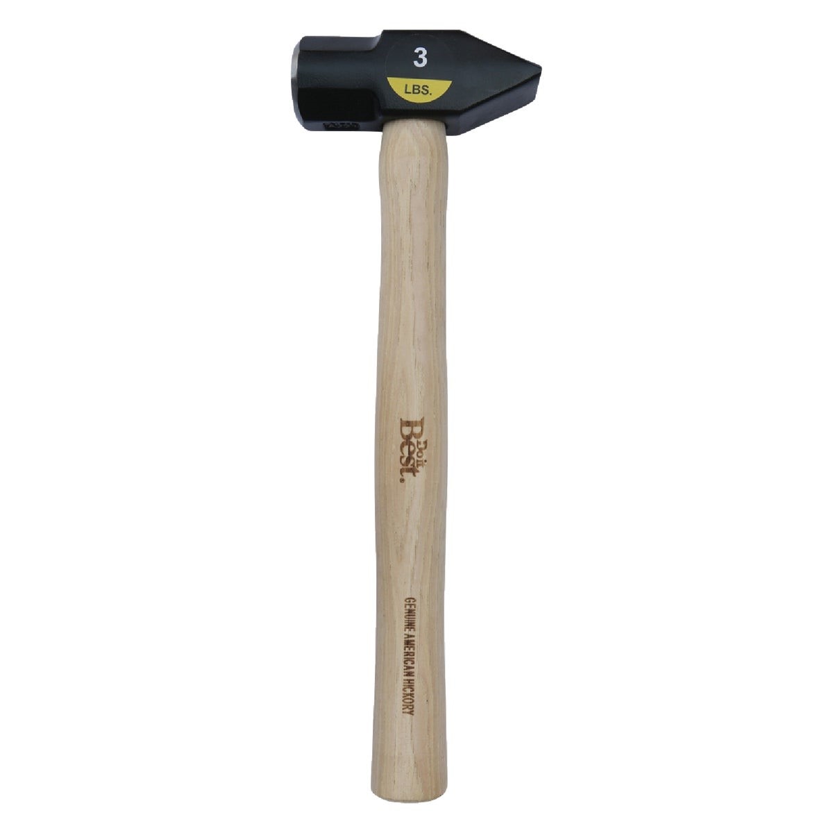 3 Lb. Steel Cross Peen Hammer with Hickory Handle