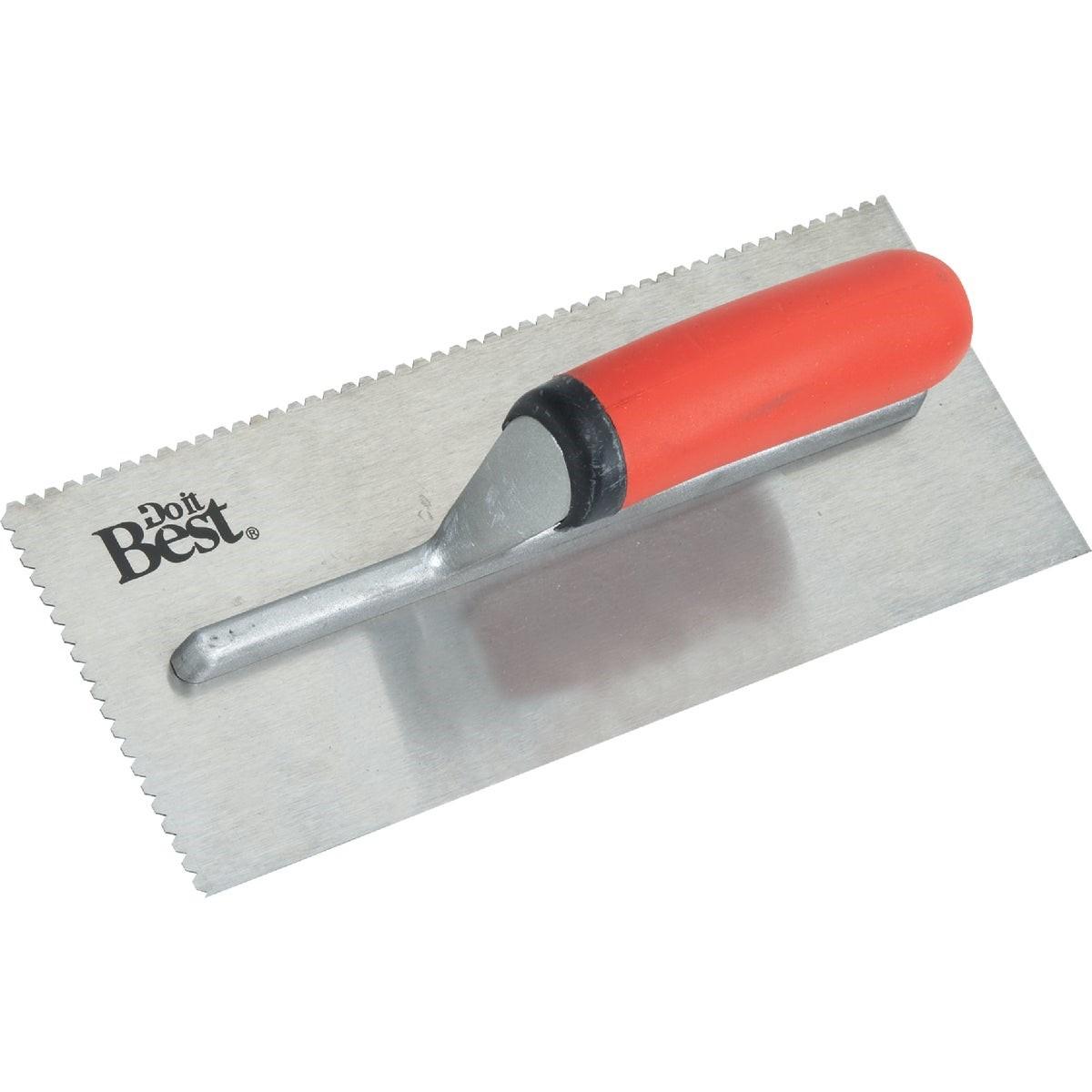 1/8 In. Flat V-Notched Trowel