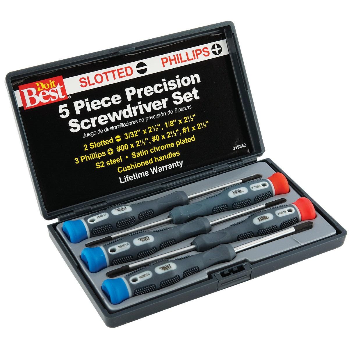 Precision Screwdriver Set (5-Piece)